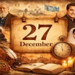 আজকের দিন: ইতিহাসের পাতায় ২৭ ডিসেম্বর। জন্ম, মৃত্যু ও গুরুত্বপূর্ণ ঘটনা