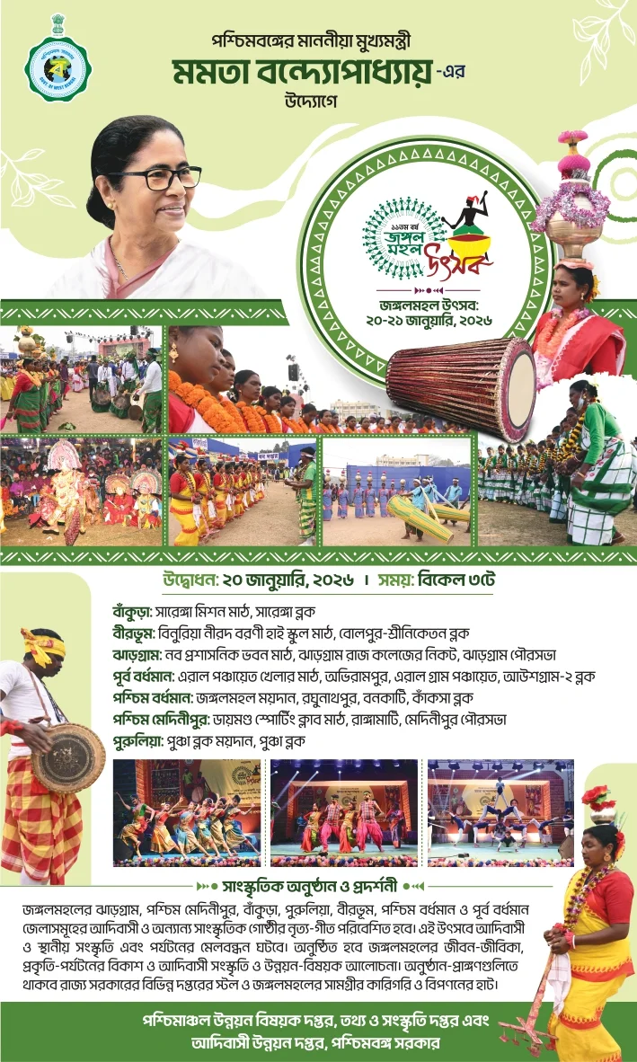 11th Jangale Mahal Utsav -2026 - Paschimanchal Unnayan Affairs Department