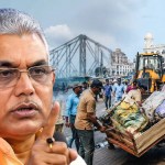 কলকাতায় হকার উচ্ছেদ নিয়ে মন্তব্য করছেন দিলীপ ঘোষ