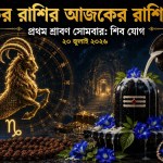 মকর রাশির আজকের রাশিফল ২০ জুলাই ২০২৬ প্রথম শ্রাবণ সোমবার শিব যোগ ও সপ্তমী তিথিতে গ্রহ-নক্ষত্রের সম্পূর্ণ ইঙ্গিত