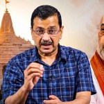 রাম মন্দির ইস্যুতে অমিত শাহ ও বিজেপিকে নিশানা করে সাংবাদিক বৈঠকে বক্তব্য রাখছেন অরবিন্দ কেজরিওয়াল