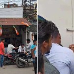 অনুব্রত মণ্ডল অফিস তালা বিজেপি, BJP locks Anubrata Mondal office Bolpur, চুঁচুড়া খাদিনা মোড় ঝান্ডাবদল