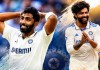 ভারতীয় পেসার জসপ্রীত বুমরাহ ও অলরাউন্ডার রবীন্দ্র জাদেজা