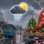 আজ সকাল থেকে কলকাতায় ঝমঝমিয়ে বৃষ্টি, রথের দিন ভিজতেই হবে, জেনে নিন কখন কমবে দাপট