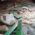 রাজারহাটের দক্ষিণ নারায়ণপুরে বাড়ির ভিতরে বিস্ফোরণের পর পুলিশের তদন্ত