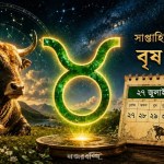 ২৭ জুলাই থেকে ২ অগস্ট ২০২৬-এর সাপ্তাহিক বৃষ রাশিফল—কর্ম, প্রেম, অর্থ ও স্বাস্থ্যের পূর্বাভাস