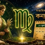 ২৭ জুলাই থেকে ২ অগস্ট ২০২৬-এর সাপ্তাহিক কন্যা রাশিফল—কর্ম, প্রেম, অর্থ ও স্বাস্থ্যের পূর্বাভাস