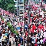 NEET প্রশ্নফাঁস ও ছাত্র আন্দোলনের সমর্থনে কলকাতার রাজপথে এসএফআইয়ের বিশাল প্রতিবাদ মিছিল